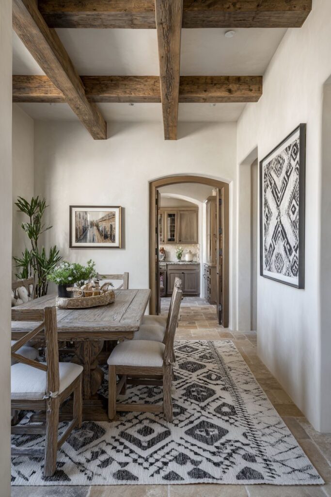 Rustic Farmhouse Character in Narrow Proportions