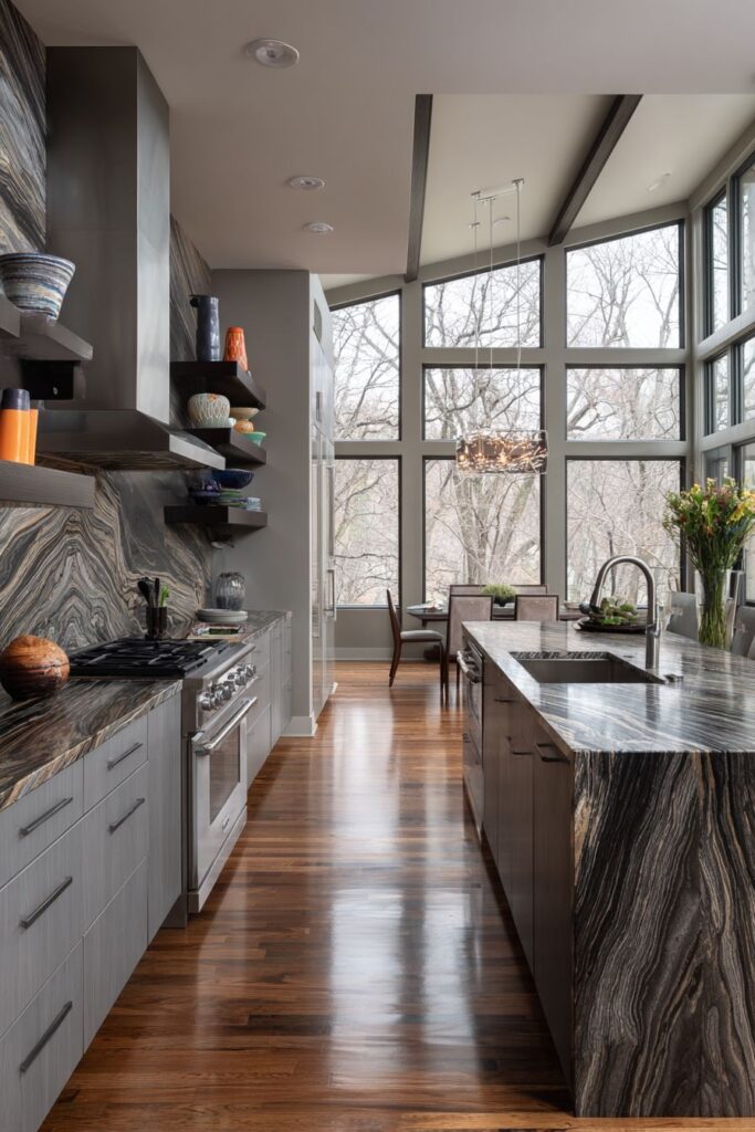 Contemporary Grey and Black Sophistication