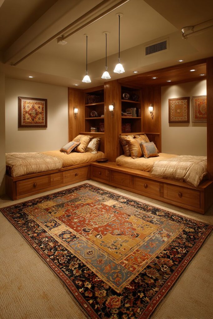 Platform Beds with Integrated Storage