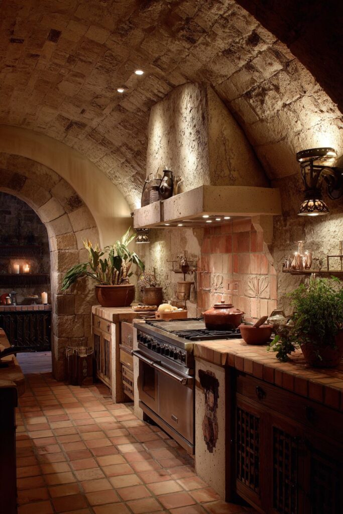 Mediterranean Stone and Stucco Romance