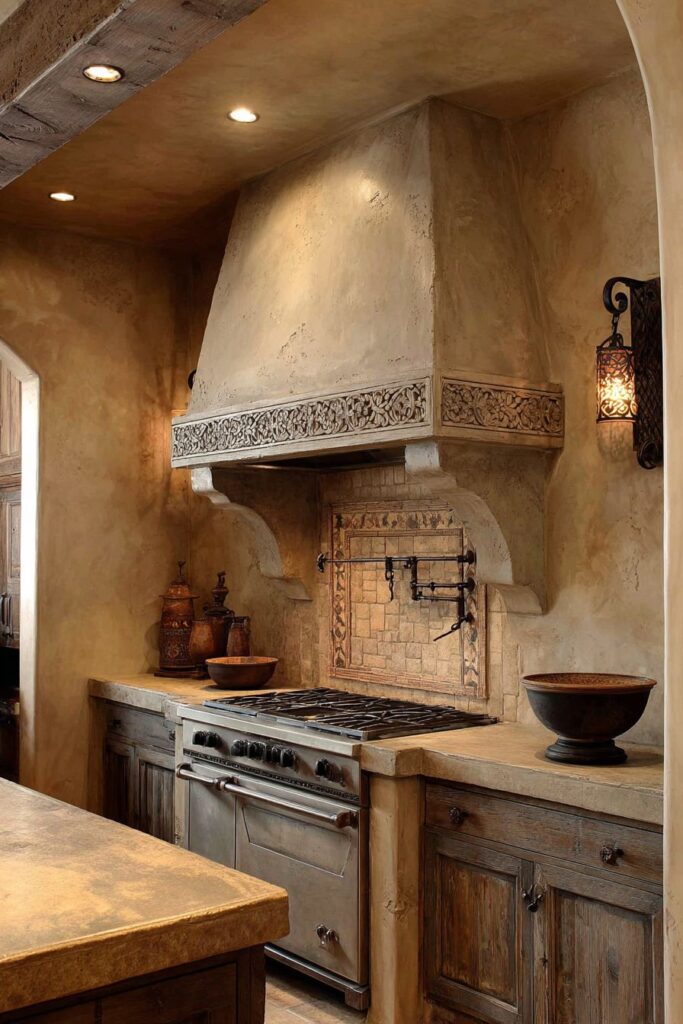 Mediterranean Stone and Stucco Romance