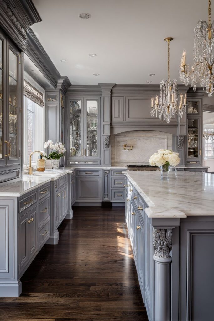 Luxury Kitchen with Custom Millwork Details