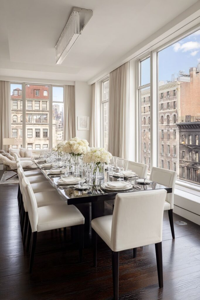 Sleek Monochromatic Modern with City Views