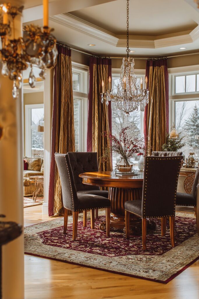 Traditional Mahogany Grandeur