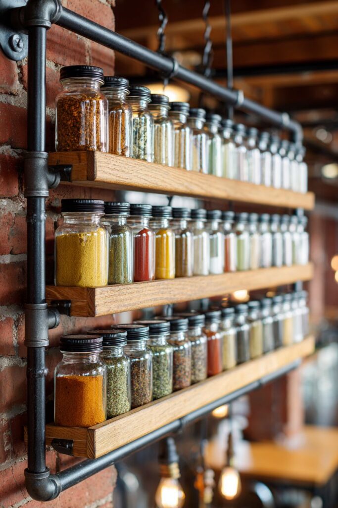 Industrial Black Iron Framework