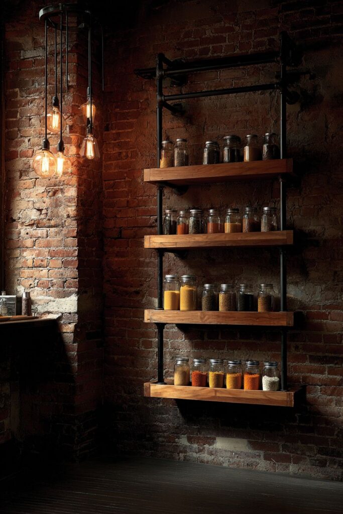 Industrial Black Iron Framework