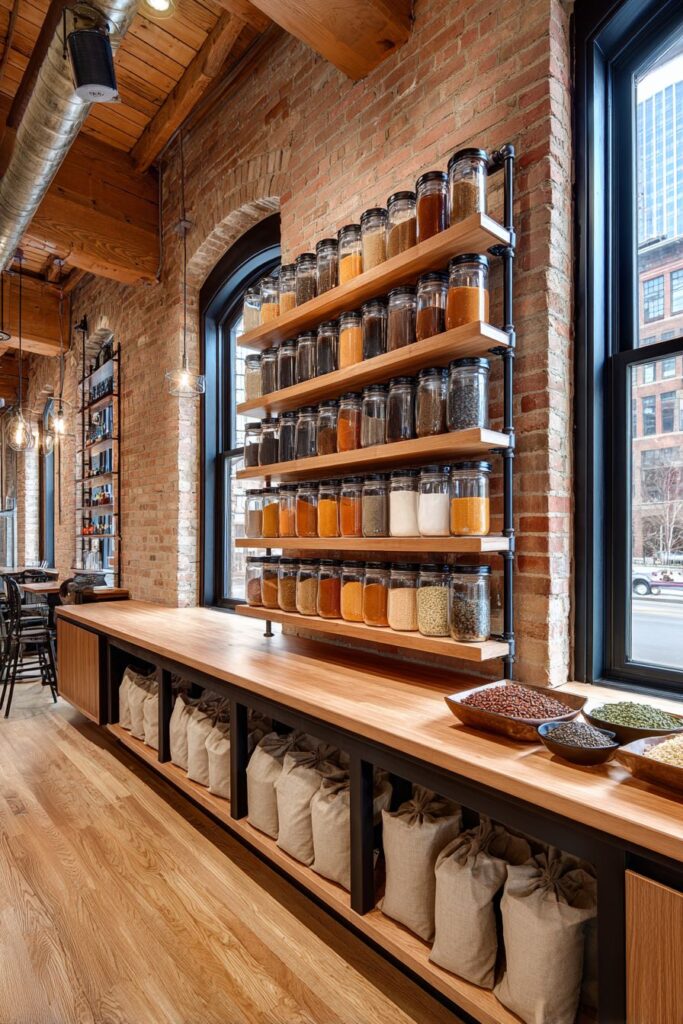 Industrial Black Iron Framework