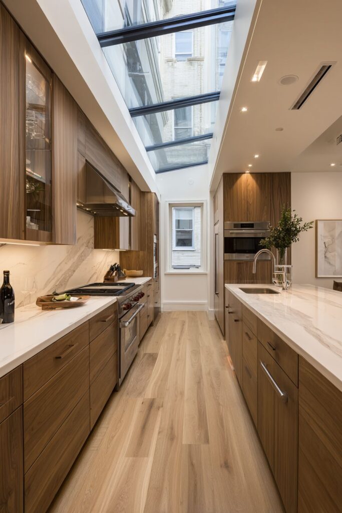 Efficient Galley Design with Skylight Innovation