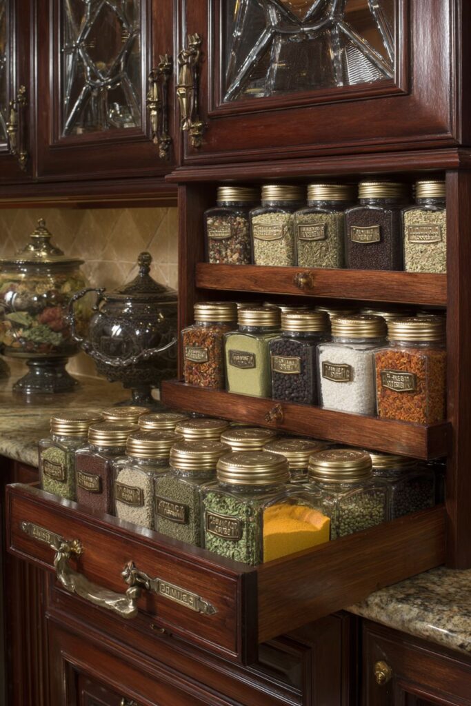 Traditional Mahogany Cabinet Craftsmanship