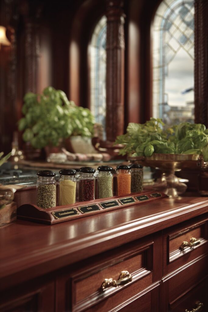 Traditional Mahogany Cabinet Craftsmanship