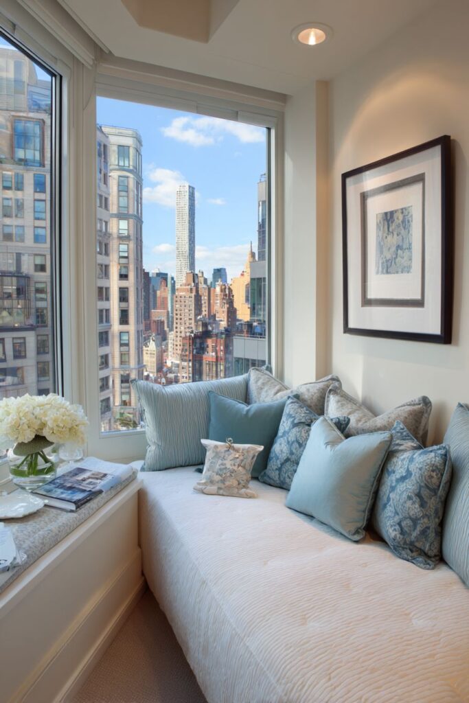 L-Shaped Corner Bed Layout