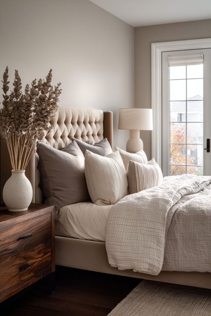 Tufted Luxury with Rich Velvet Accents