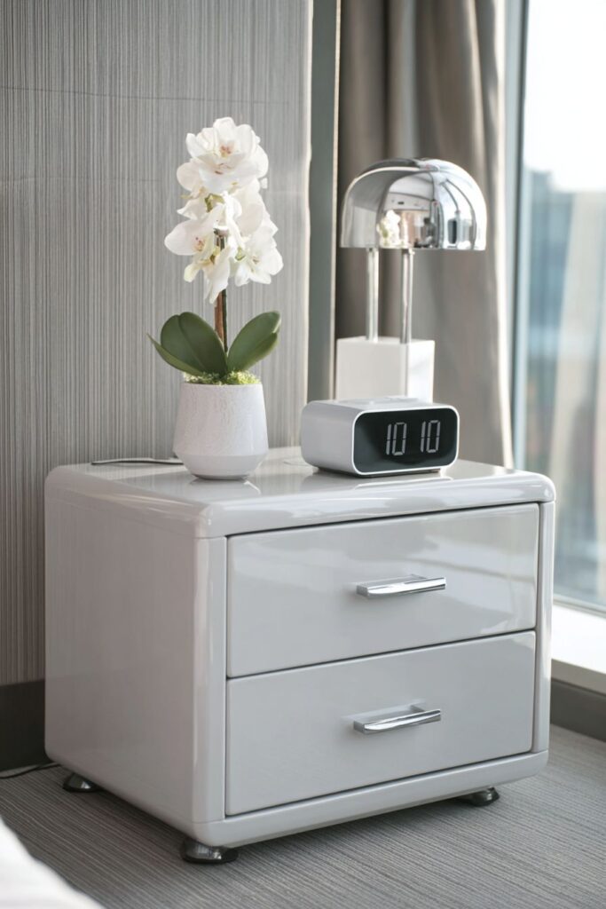 Contemporary High-Gloss Sophistication