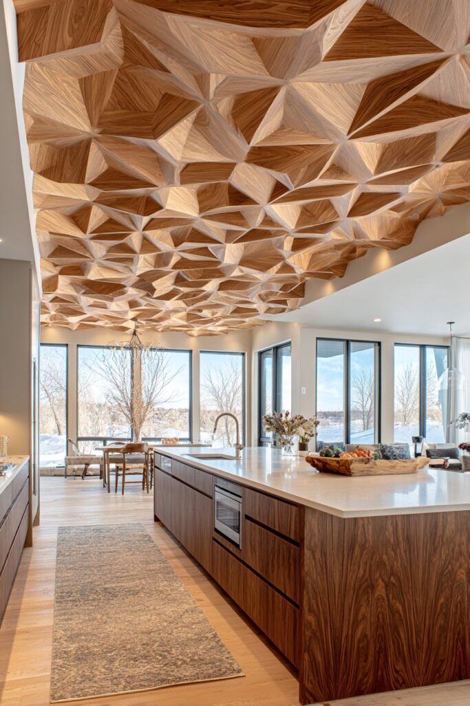 Architectural Drama with Exposed Beam Ceiling