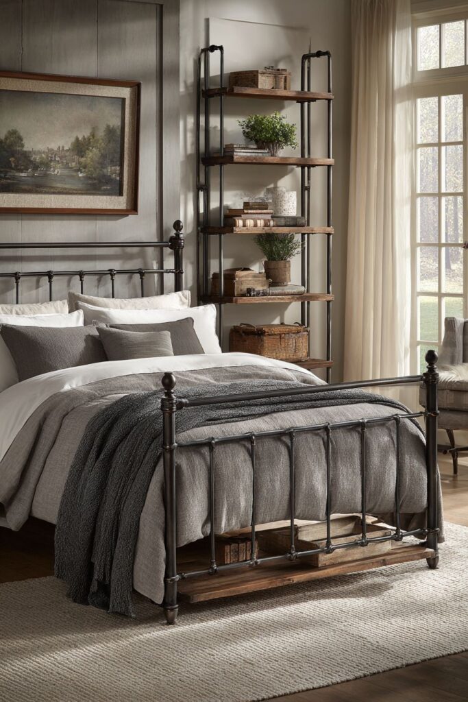 Wrought Iron Romance with Natural Elements