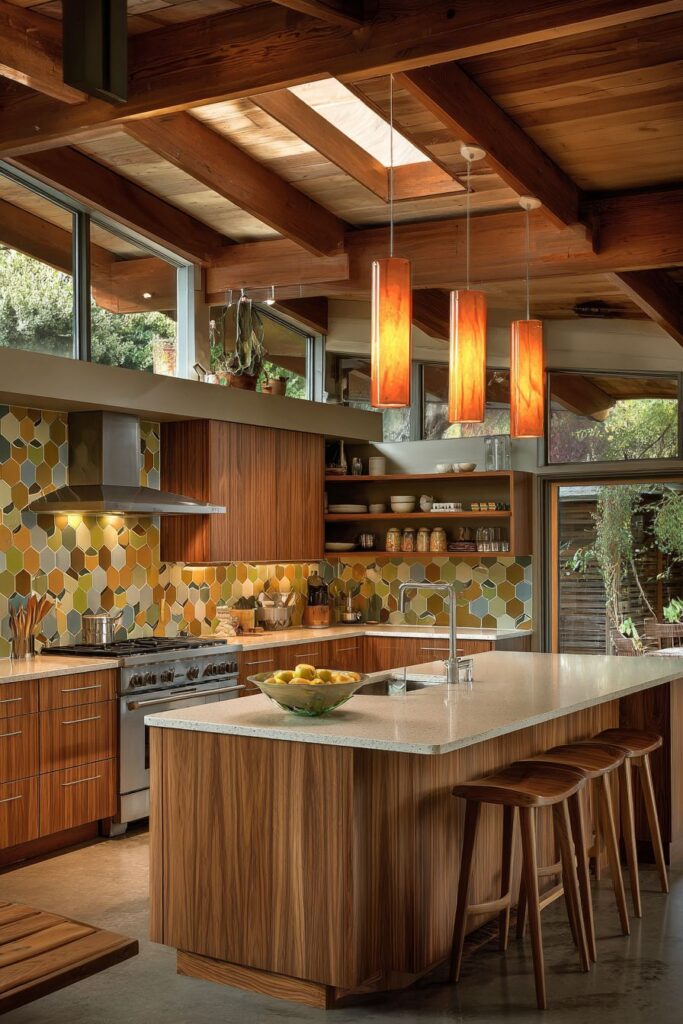 Mid-Century Modern with Horizontal Grain Appeal