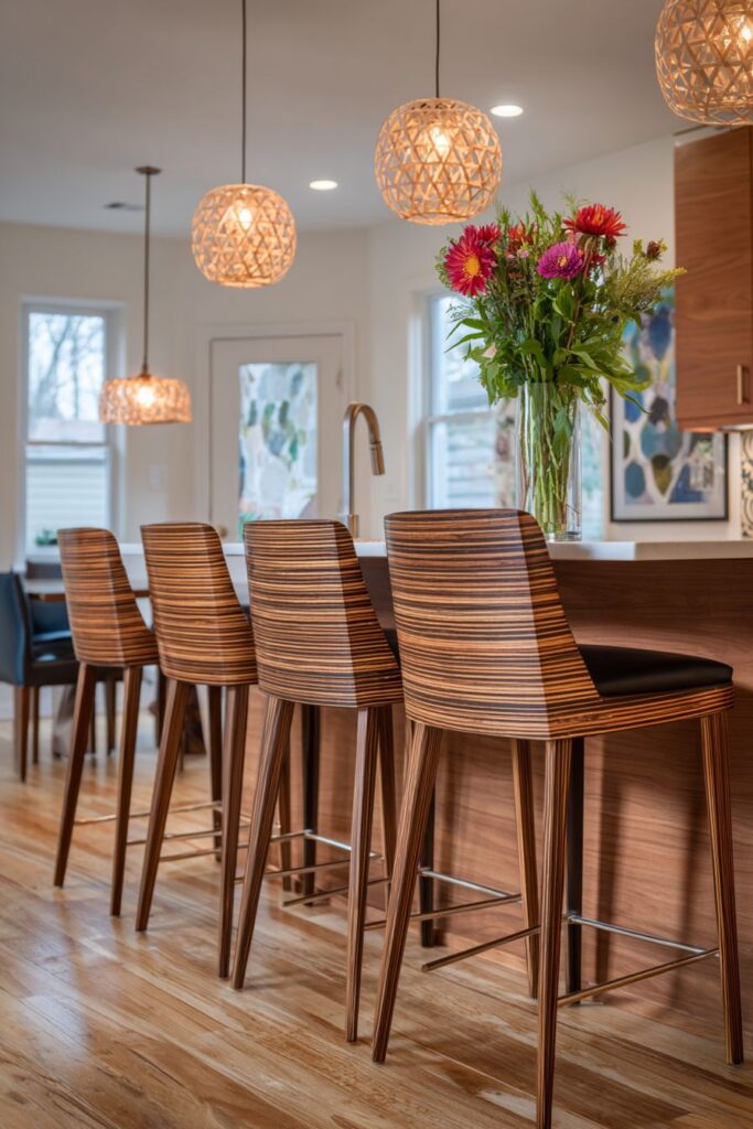 Mid-Century Modern with Horizontal Grain Appeal