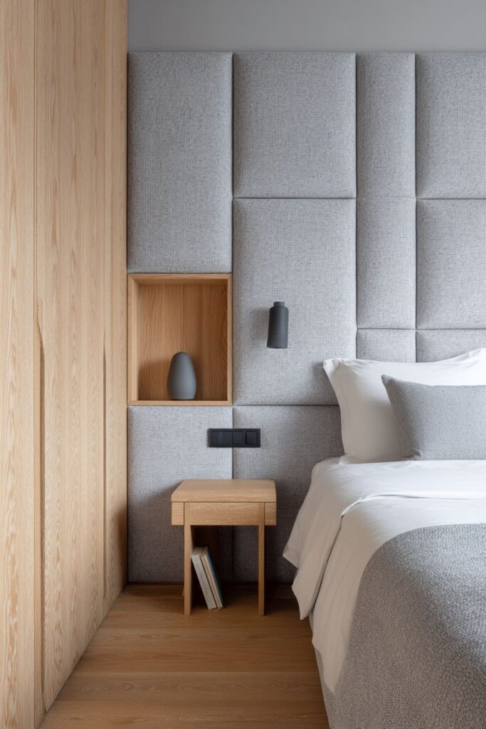 Integrated Headboard Storage for Seamless Wall Solutions