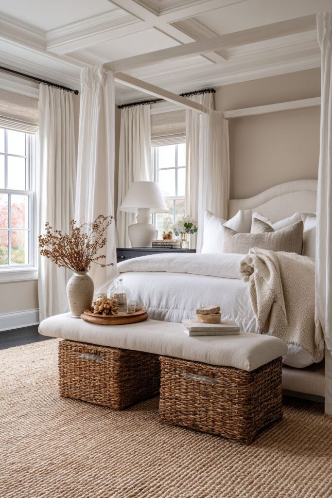 Luxurious Canopy Bed Romance