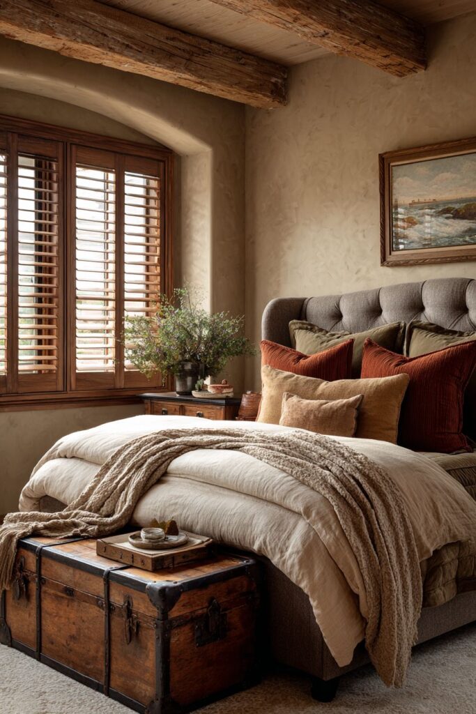 Rustic Sophistication with Exposed Beam Architecture