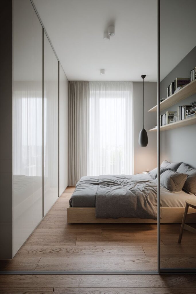 Minimalist Basement Bedroom Sanctuary