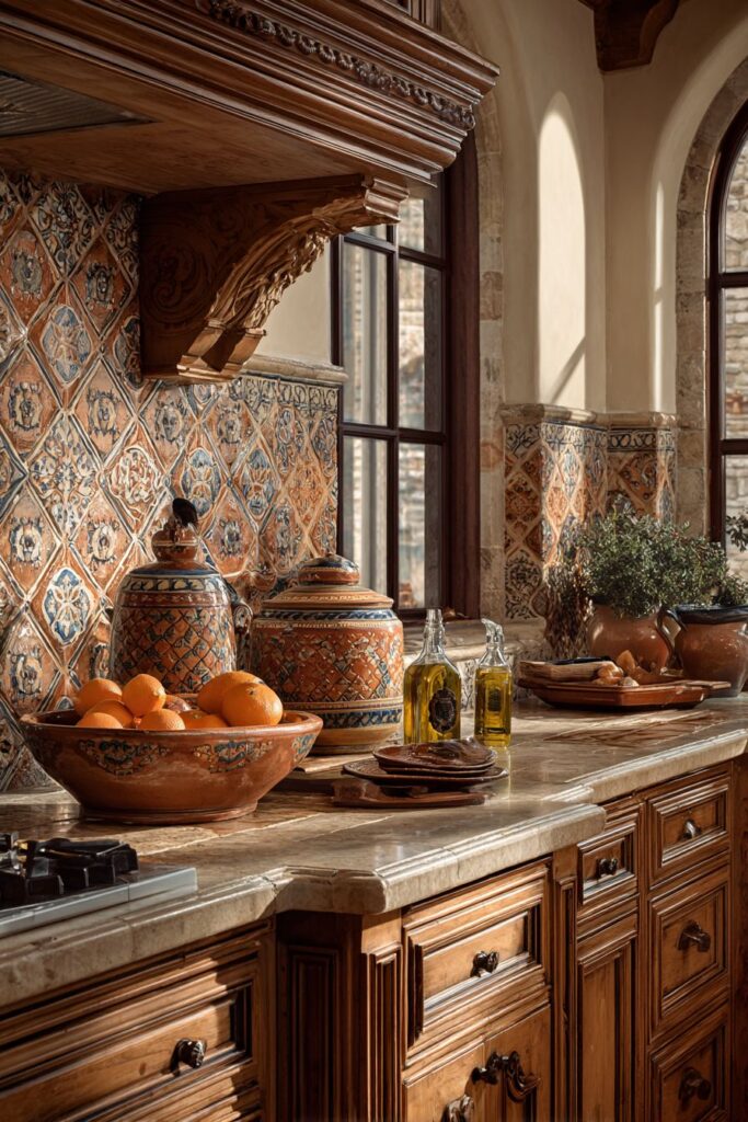 Mediterranean Mosaic Elegance