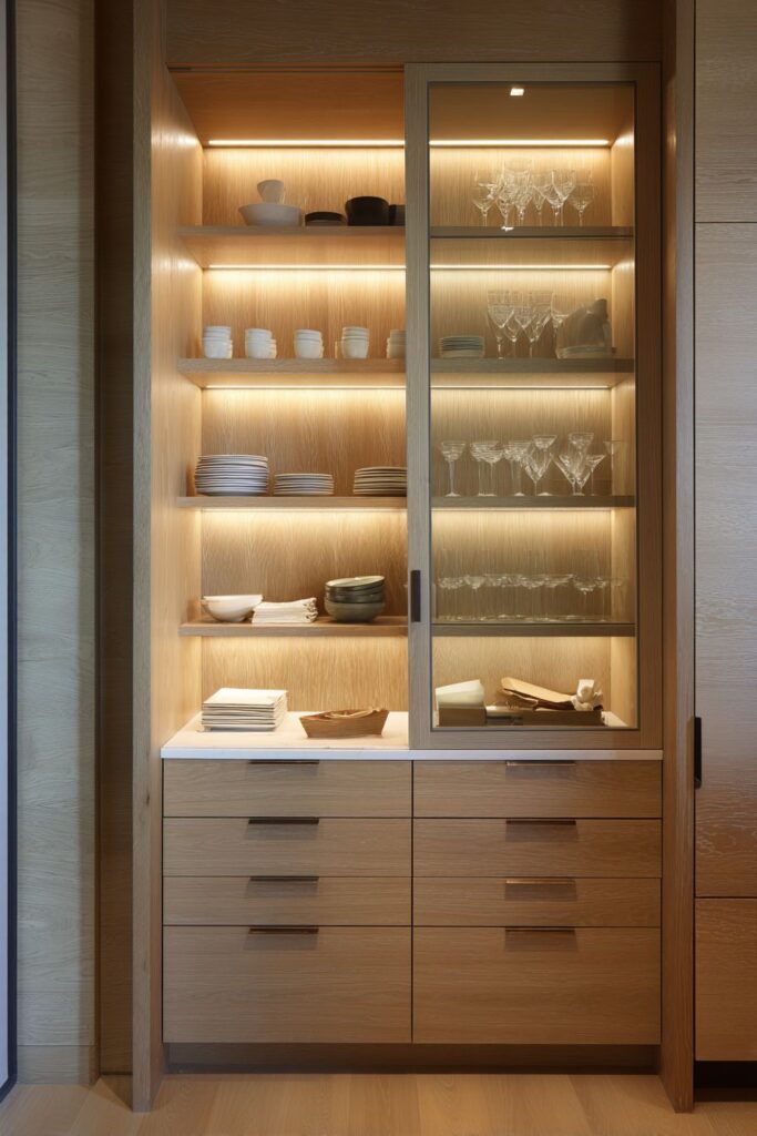 Organized Luxury in Pantry Design