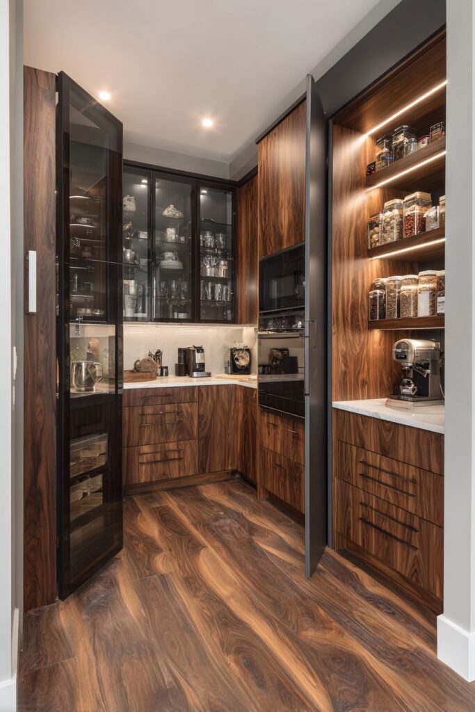 Organized Luxury in Pantry Design