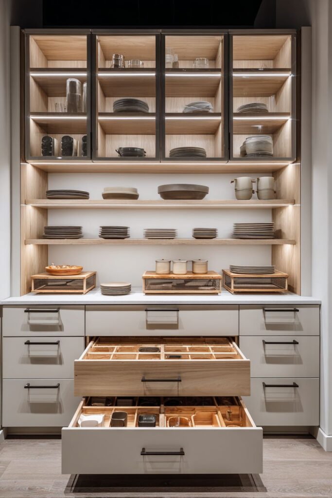 Organized Luxury in Pantry Design
