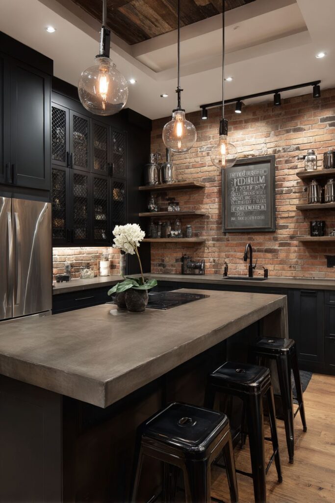 Industrial Urban Loft Kitchen