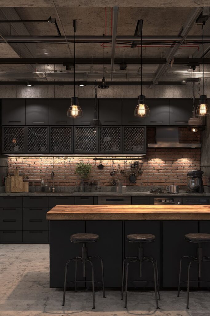 Industrial Urban Loft Kitchen
