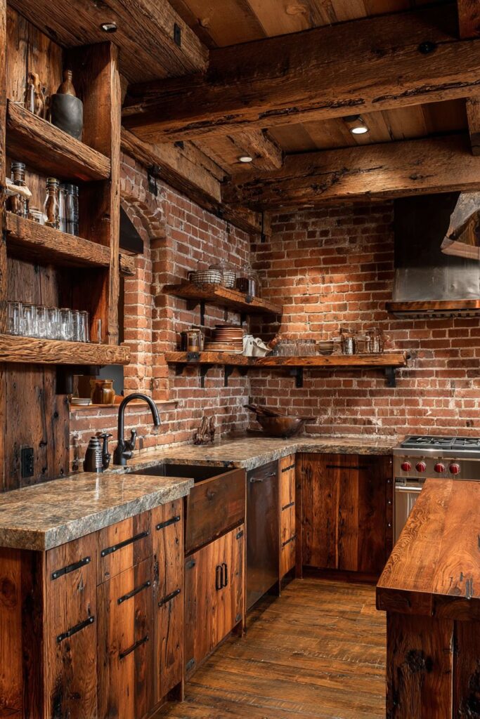 Rustic Character with Reclaimed Walnut