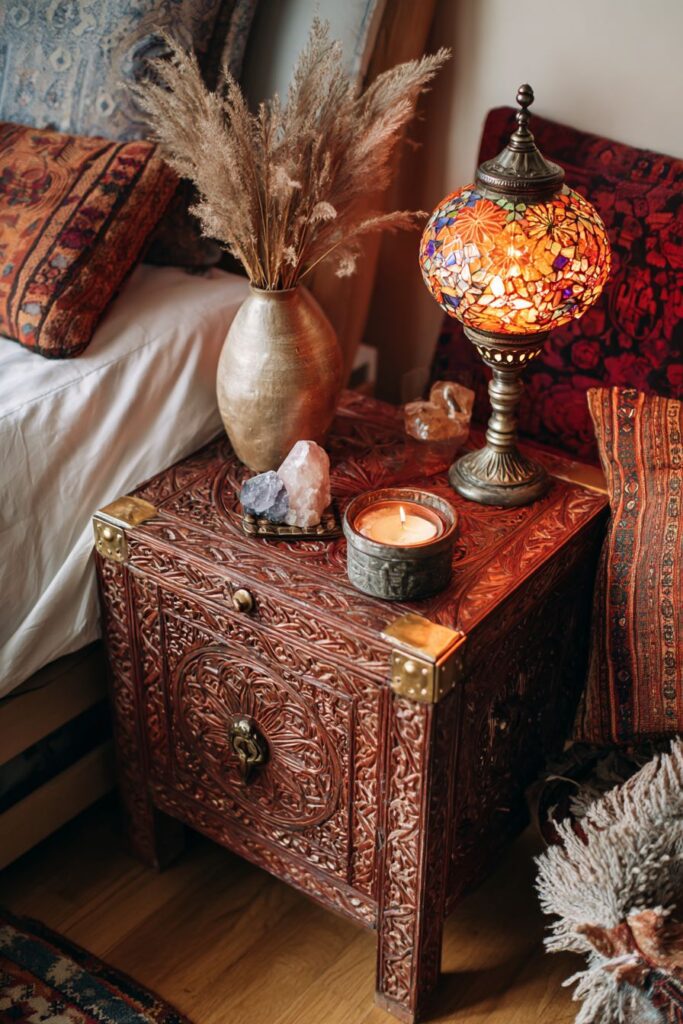 Bohemian Carved Wood Artistry