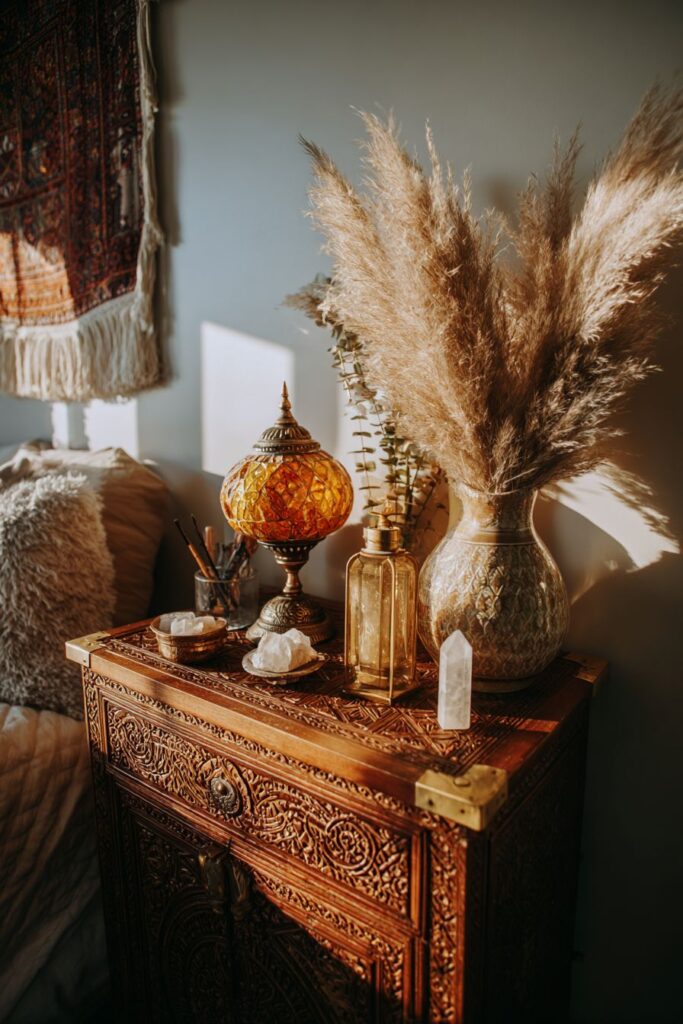 Bohemian Carved Wood Artistry