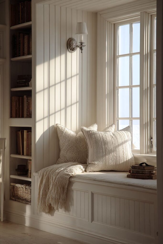 Window Seat Storage for Multi-Functional Comfort