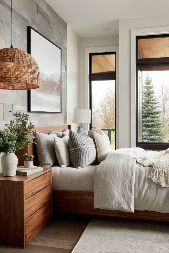 Modern Minimalism with Natural Stone Features