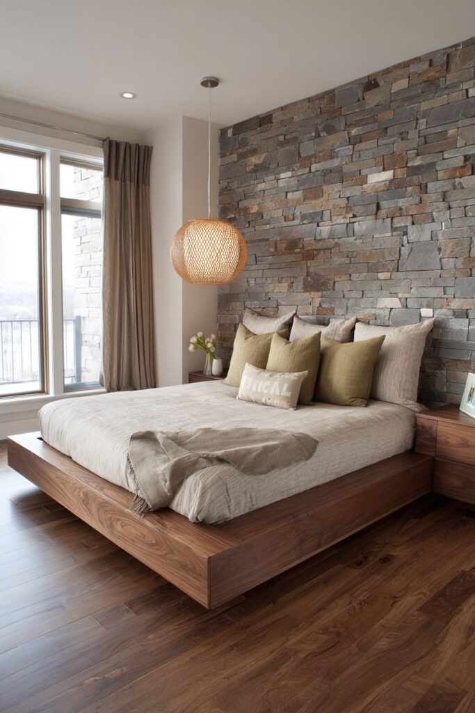 Modern Minimalism with Natural Stone Features