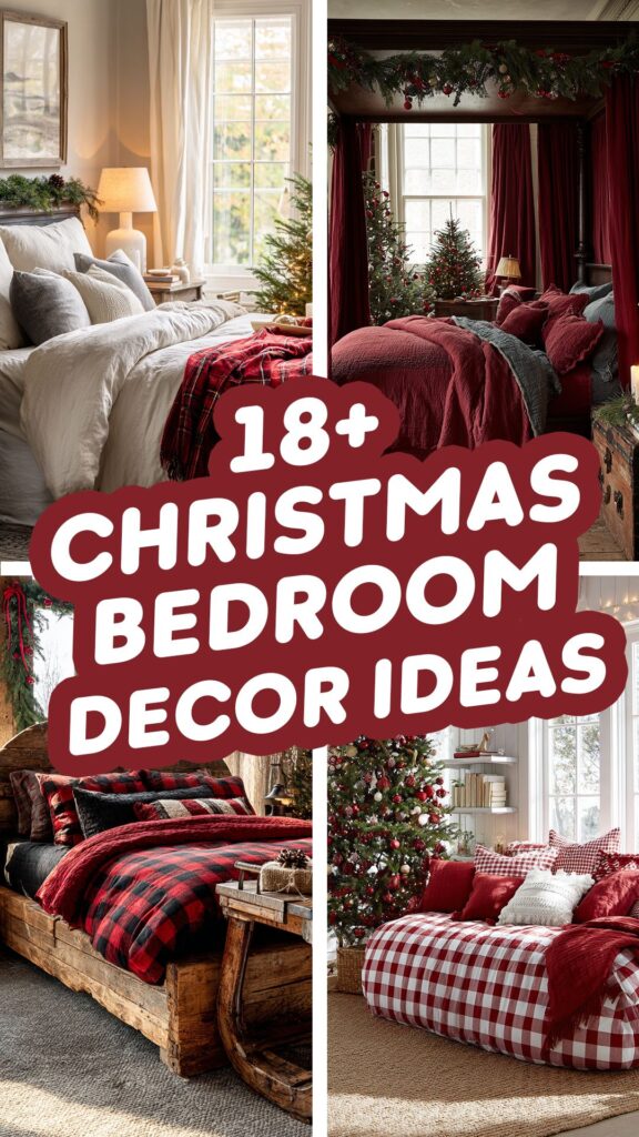 9+ Cozy Christmas Bedroom Decor Ideas