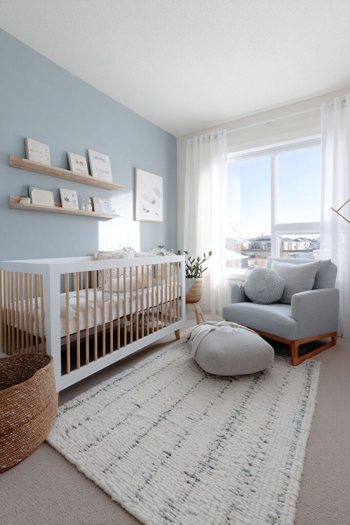 Serene Powder Blue Sanctuary