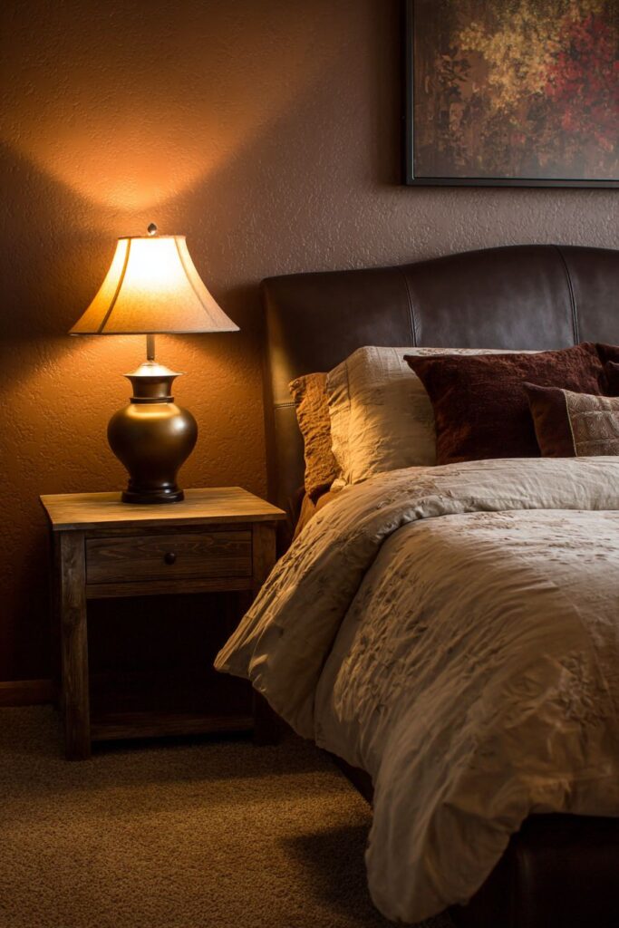 Cozy Chocolate Leather Sanctuary