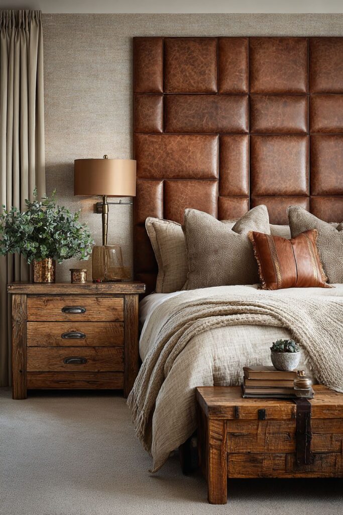 Cozy Chocolate Leather Sanctuary