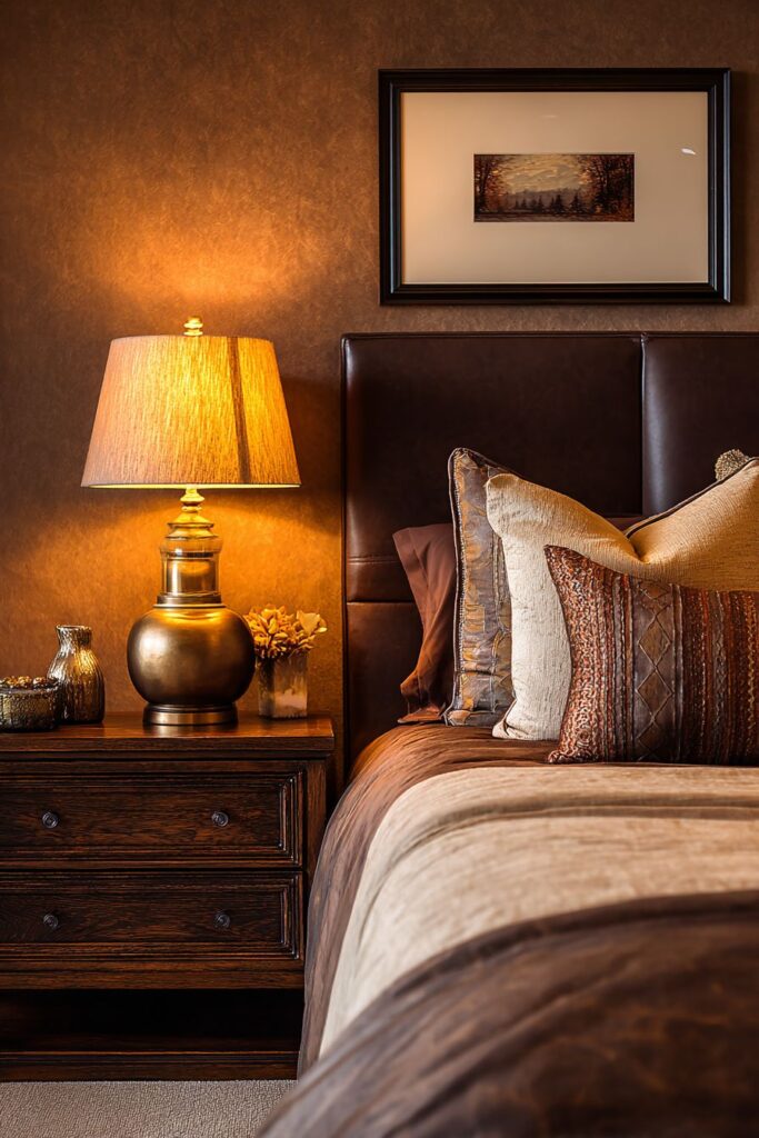 Cozy Chocolate Leather Sanctuary