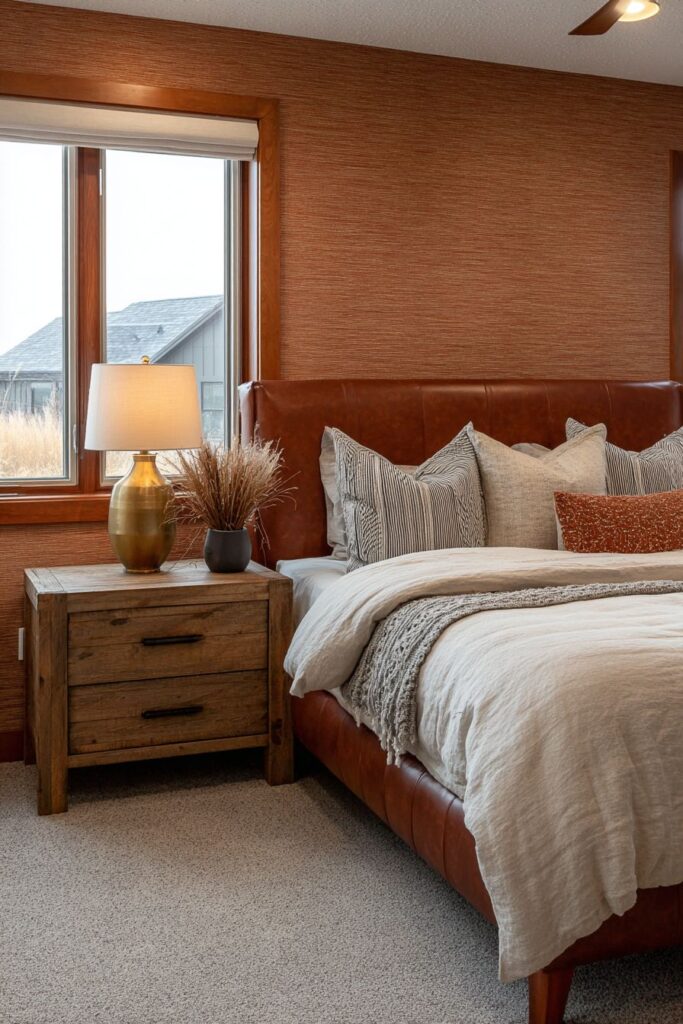 Cozy Chocolate Leather Sanctuary