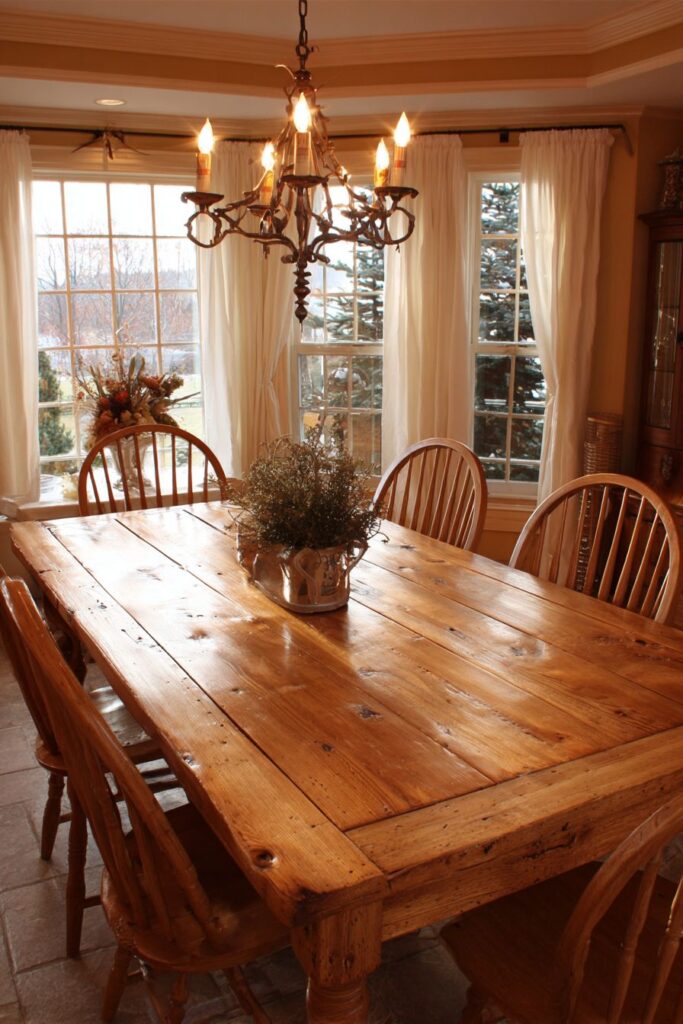 Traditional Farmhouse Colonial Elegance