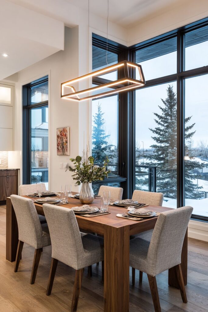 Sleek Walnut Sophistication