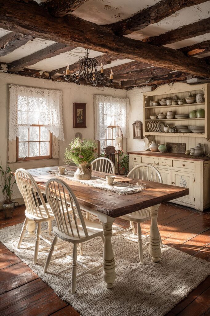 Rustic Farmhouse Charm with Reclaimed Pine