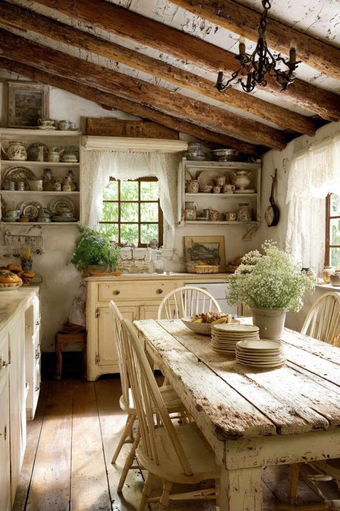 Rustic Farmhouse Charm with Reclaimed Pine