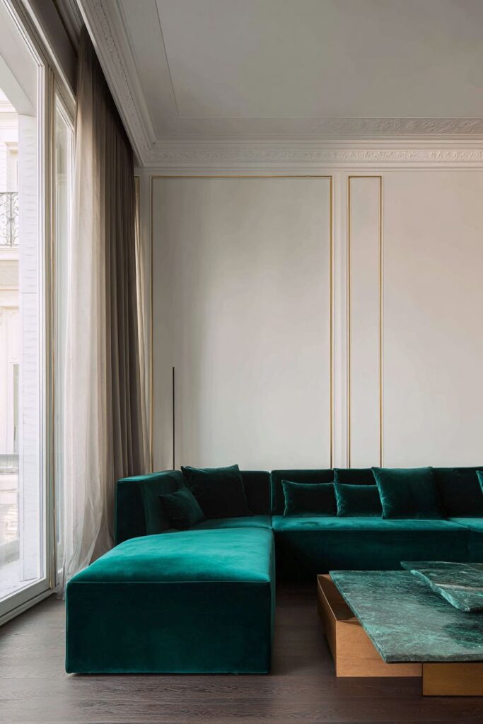 Sophisticated Emerald Velvet Elegance