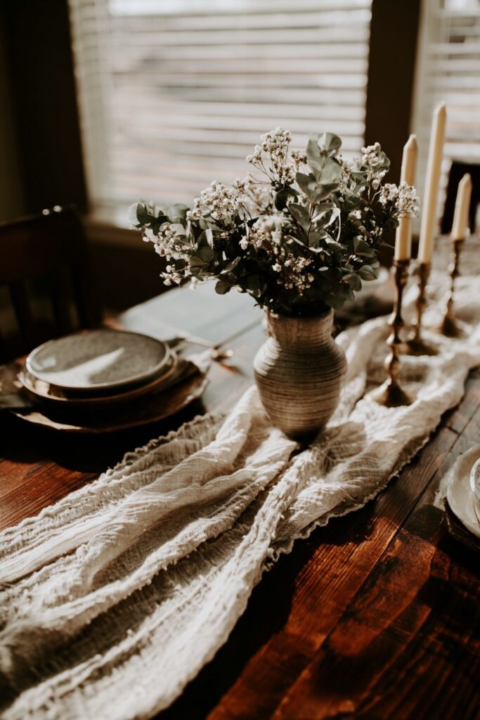 Rustic Farmhouse Elegance with Natural Textures