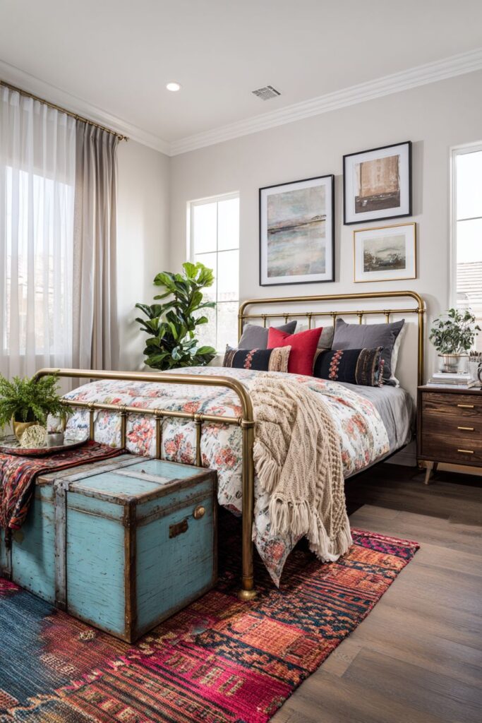 Vintage Brass Meets Modern Geometry